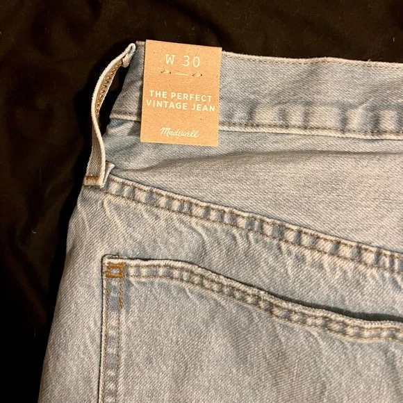 Madewell Perfect Vintage Jeans Size 30 - Picture 8 of 8